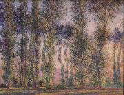Claude Monet Poplars at Giverny Spain oil painting artist
